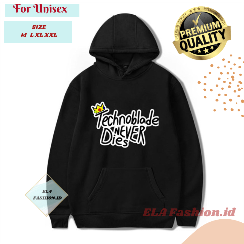 Jual Technoblade Merchandise Cetak Hoodie Unisex Pria Wanita