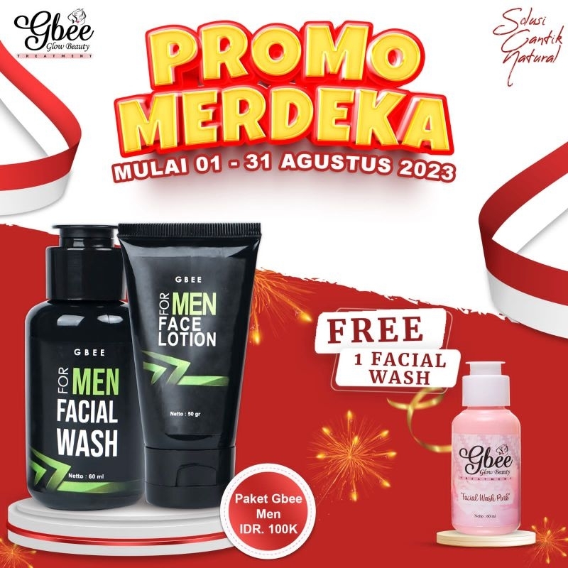 Jual GBEE GLOW BEAUTY SKINCARE PAKET GBEE MEN TERLARIS UNTUK ...