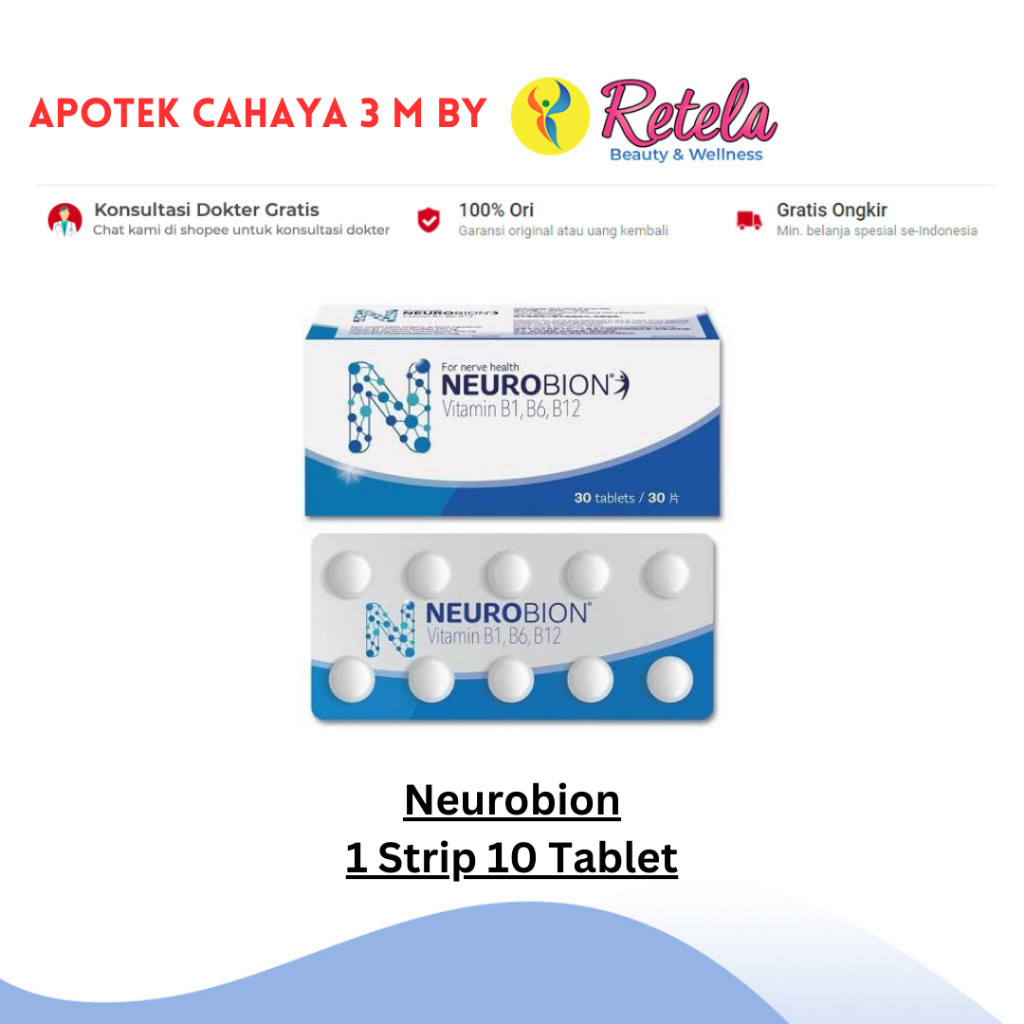 Jual Neurobion 10 Tablet | Shopee Indonesia