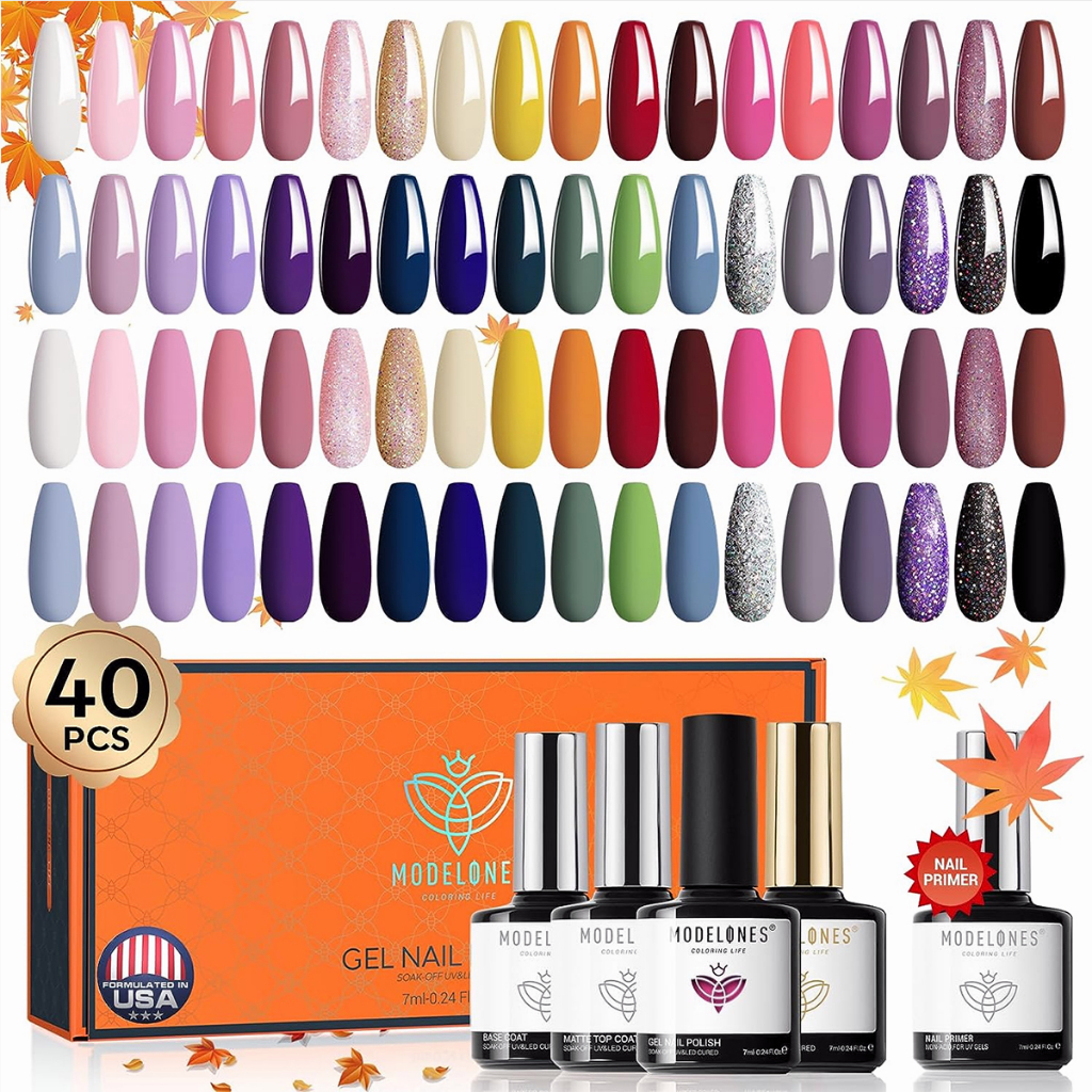 Jual Modelones Gel Nail Polish Set 36 Warna 7ml All Seasons Collection Gel Polish Nail Kit 6058