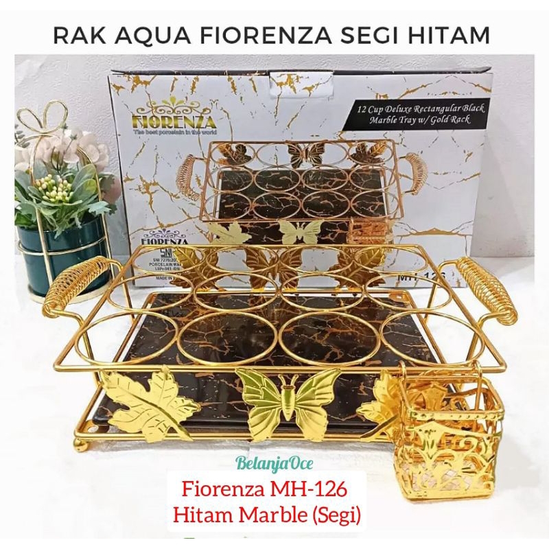 Jual Tempat Rak Aqua Gelas Set Fiorenza Original Shopee Indonesia 4069