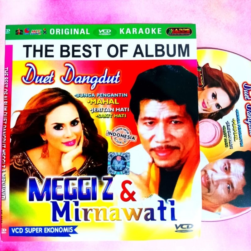 Jual KASET VCD KARAOKE DANGDUT DUET MEGGY Z DUET MIRNAWATIVOCAL ON OF