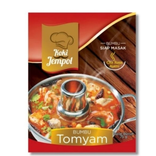 Jual KALDU TOM YAM / TOM YUM HALAL TANPA PENGAWET 75 GRAM Shopee