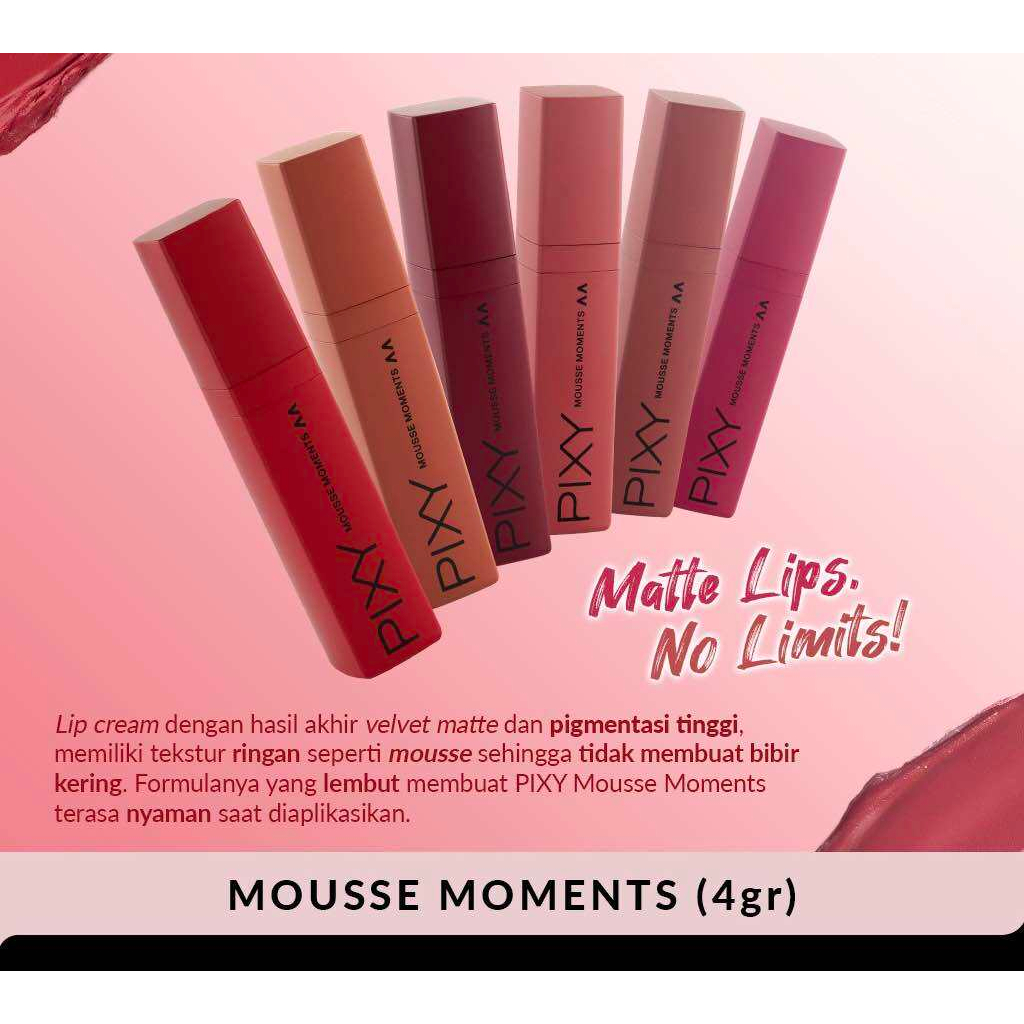 Jual PIXY LIP MOUSSE MOMENT 4GR Shopee Indonesia