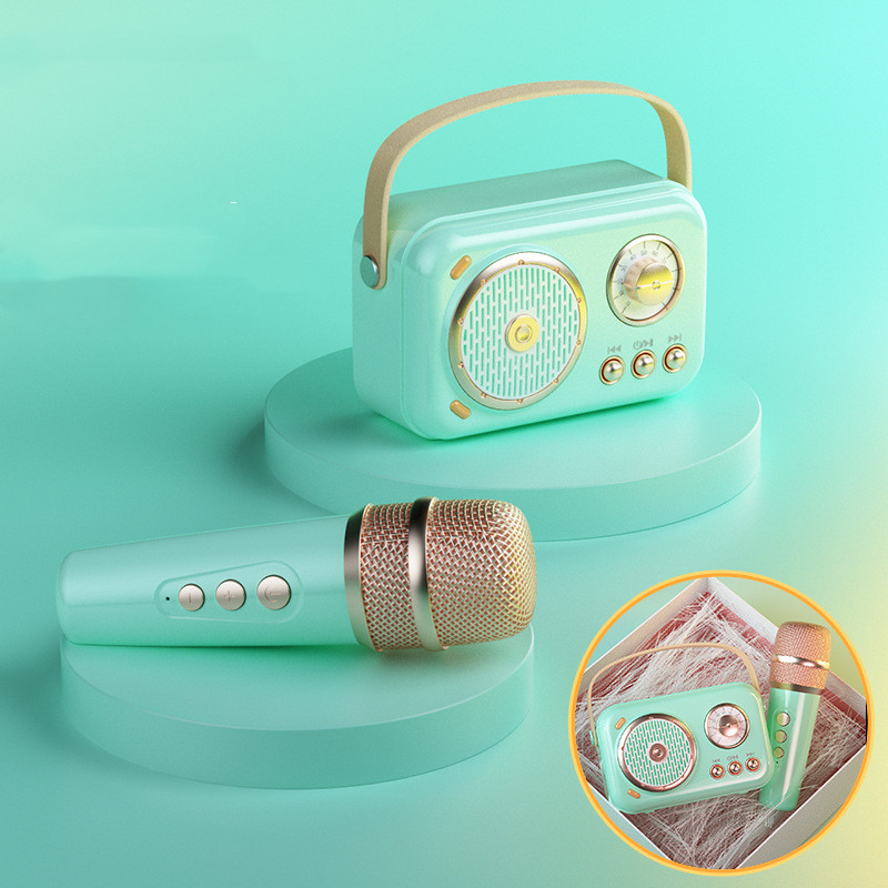 Jual Retro Model Radio Mini Bluetooth Speaker mini full bass portable ...