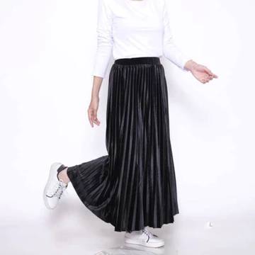 Rok Plisket Bludru Premium Velvet Bludru Import