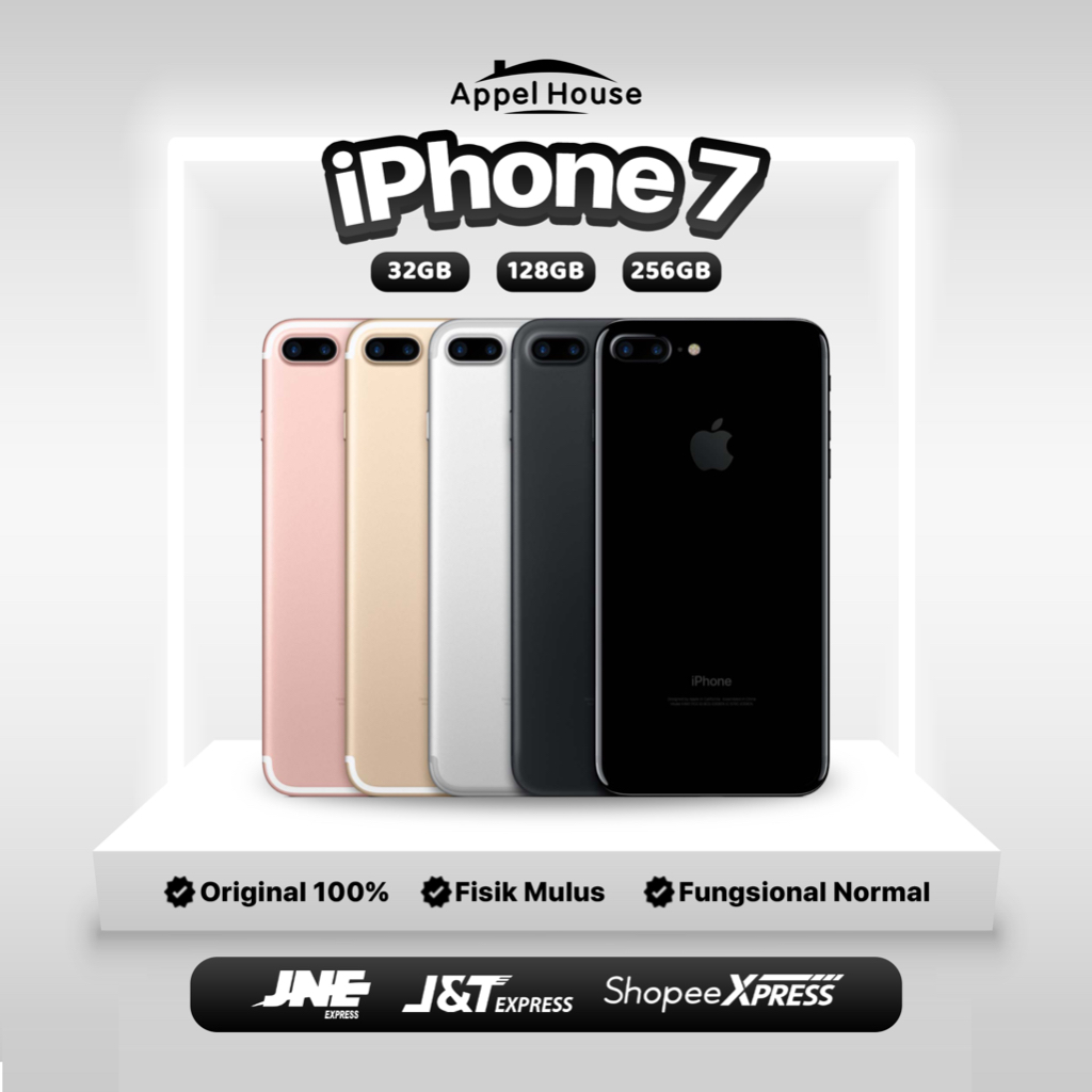 Jual IPhone 7 32GB/128GB/256GB Bekas Second Original 100% | NORMAL ...