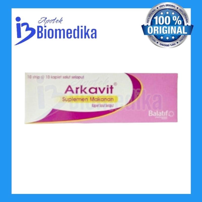 Jual ARKAVIT TABLET PERBOK ISI 10 STRIP | Shopee Indonesia