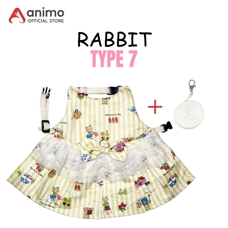 Jual Animo Baju Kelinci Rabbit Harness Tali tuntun Dress Clothes ...