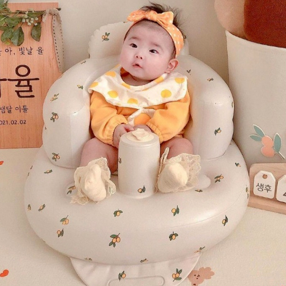 Jual Sofa Balon Bayi Baby Inflatable Soft Chair Sofa Untuk Mpasi ...