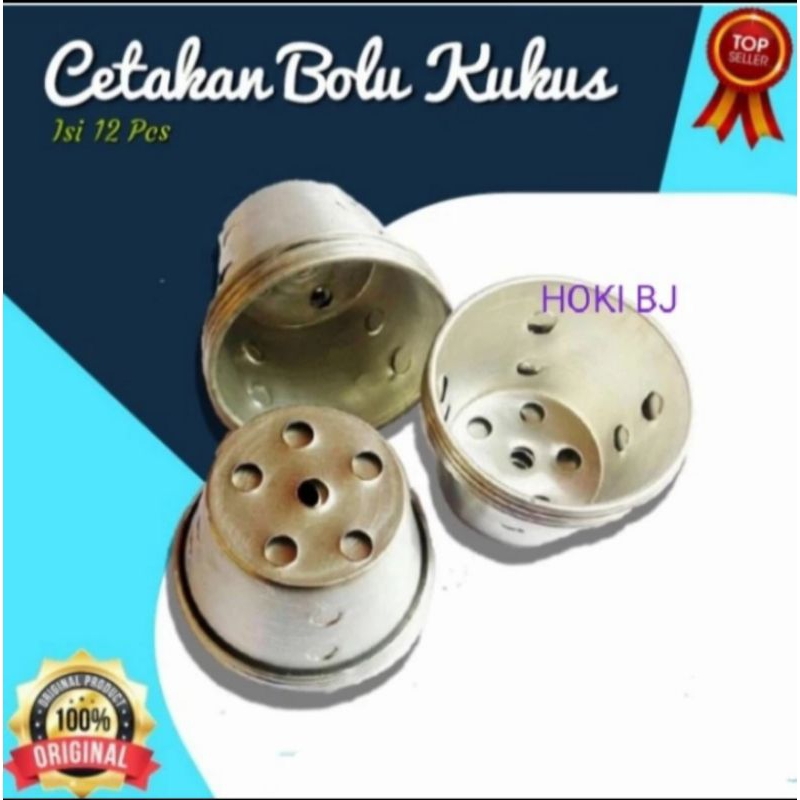 Jual Cetakan Bolu Kukus Aluminium Ukuran A 1 Lusin Shopee Indonesia