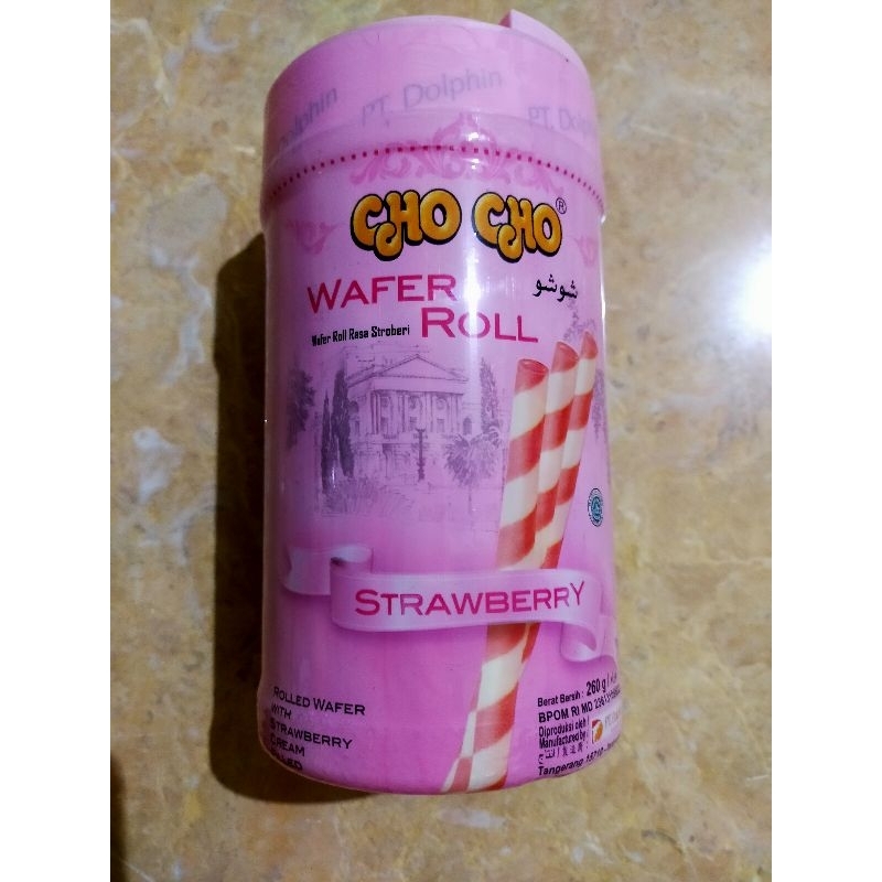 Jual Cho Cho Wafer Roll Rasa Strawberry Gr Shopee Indonesia