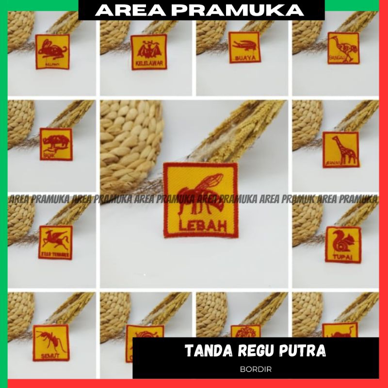 Jual Tanda Regu Pramuka Putra Lengkap Bet Regu Pramuka Putra Lengkap