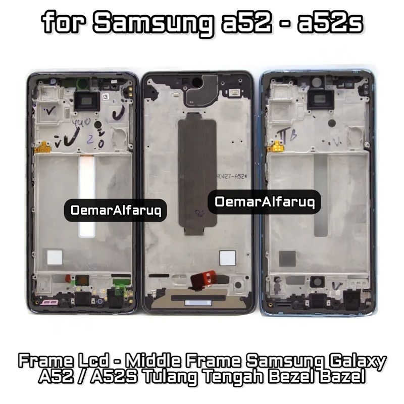 Jual Frame Lcd - Middle Frame Samsung Galaxy A52 / A52S Tulang Tengah ...