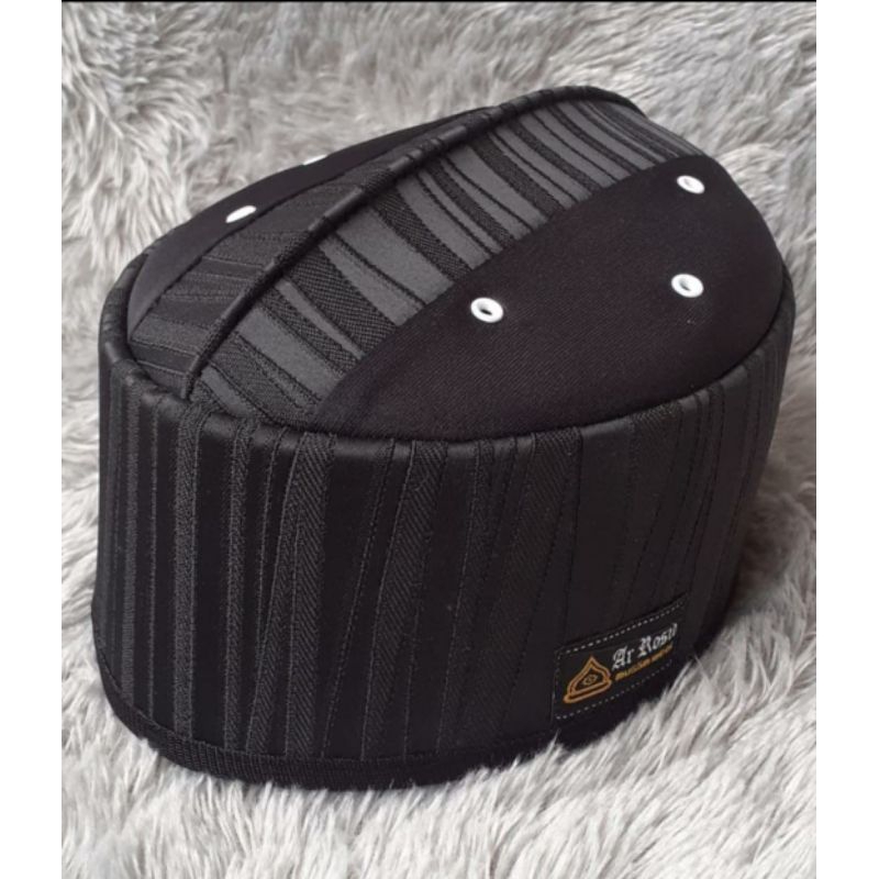 PROMO PECI KOPIAH HAJI SONGKOK ASAGOPAH TURKI MOTIF HITAM PUTIH MEREK ALZIE MODEL TERBARU TERMURAH