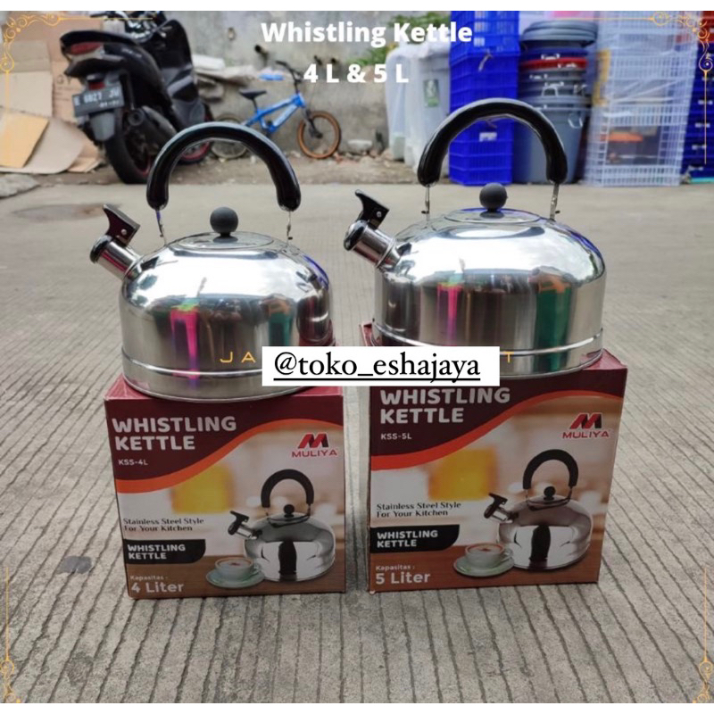 Jual New Teko Bunyi Stainless 4 5 Liter Teko Siul Stainless 4 5 Liter Teko Ceret Bunyi 8112