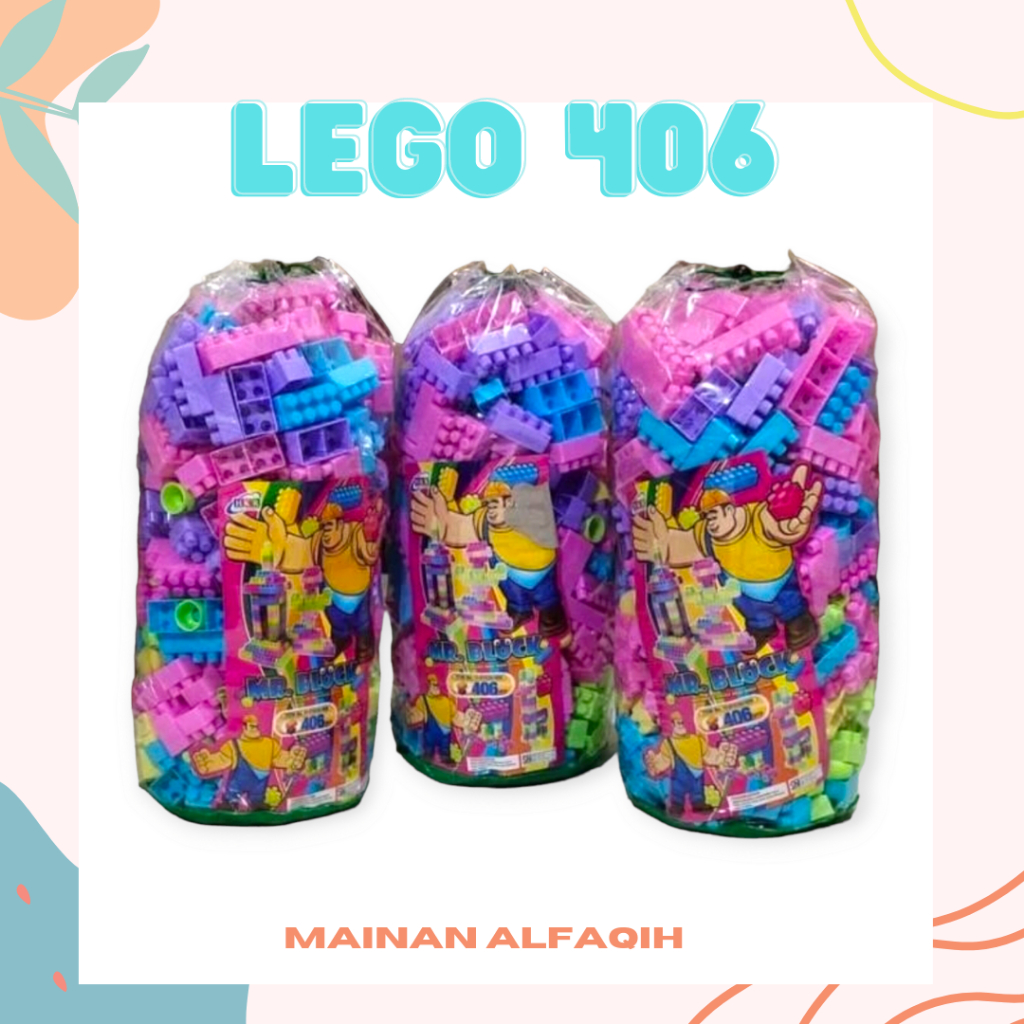 Jual Mainan Lego Block 406 pcs / Mainan Lego Block / Mainan Anak ...