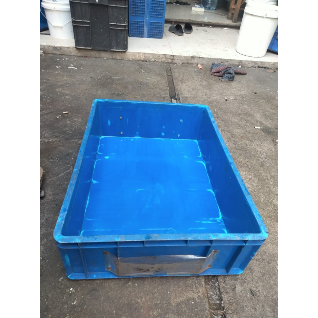 Jual WARNA RANDOM Box rapat container plastik 6675/Bak container ...