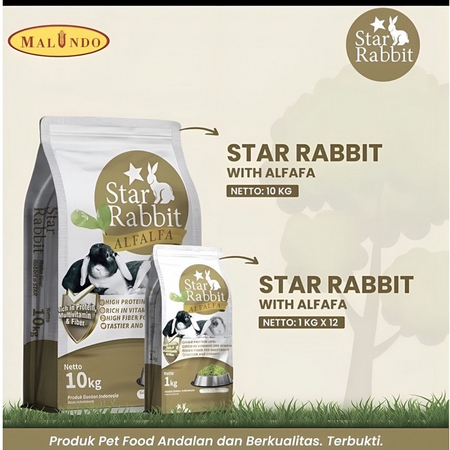 Jual Star Rabbit Freshpack 1kg Makanan Kelinci Premium | Shopee Indonesia