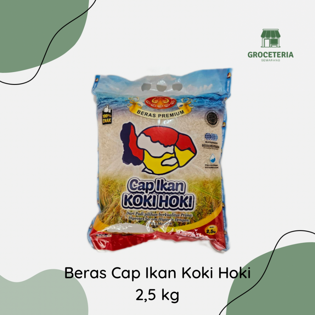 Jual Beras Cap Ikan Koki Hoki Kg Shopee Indonesia