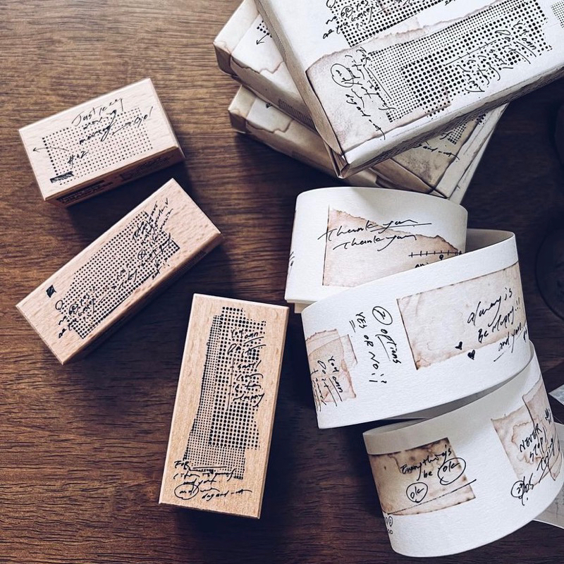 Jual Lihao Paper Soft Murmuring Rubber Stamp | Shopee Indonesia