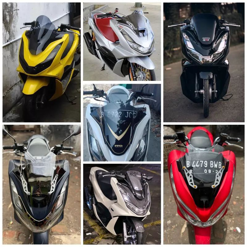 Jual Visor Pcx Presisi Windshield Pcx Tebal Mm Di Jamin Presisi Pecah Kirim Baru