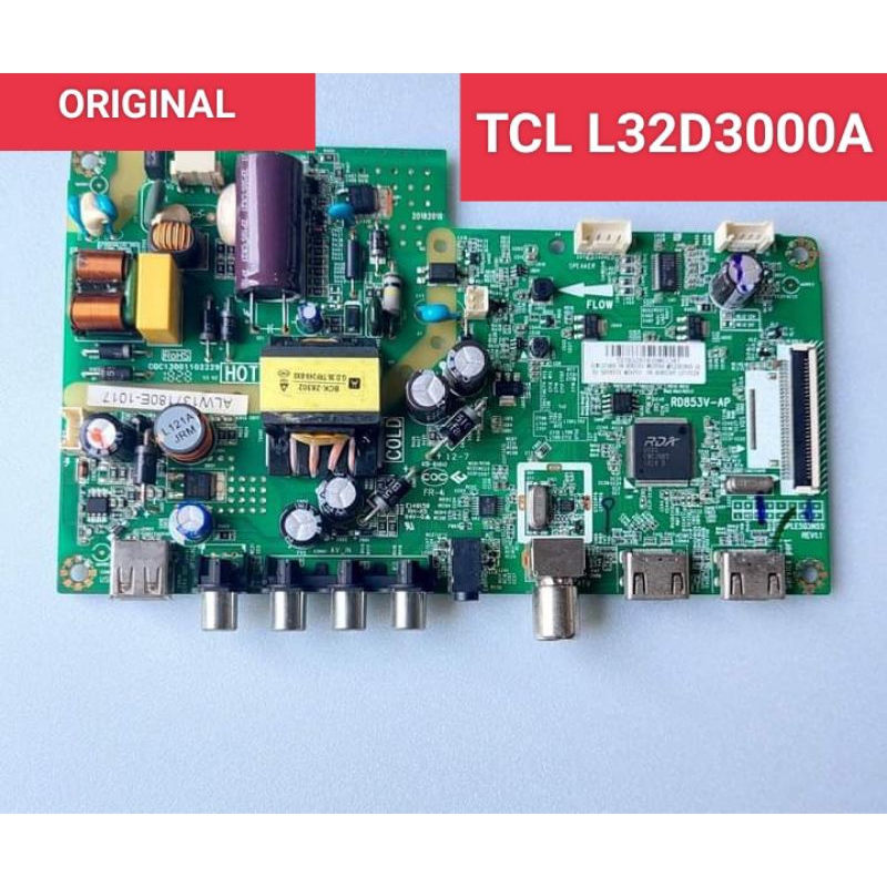 Jual MAINBOARD TV LED TCL 32d3000 32D3000A MB TV TCL L32D3000A | Shopee ...