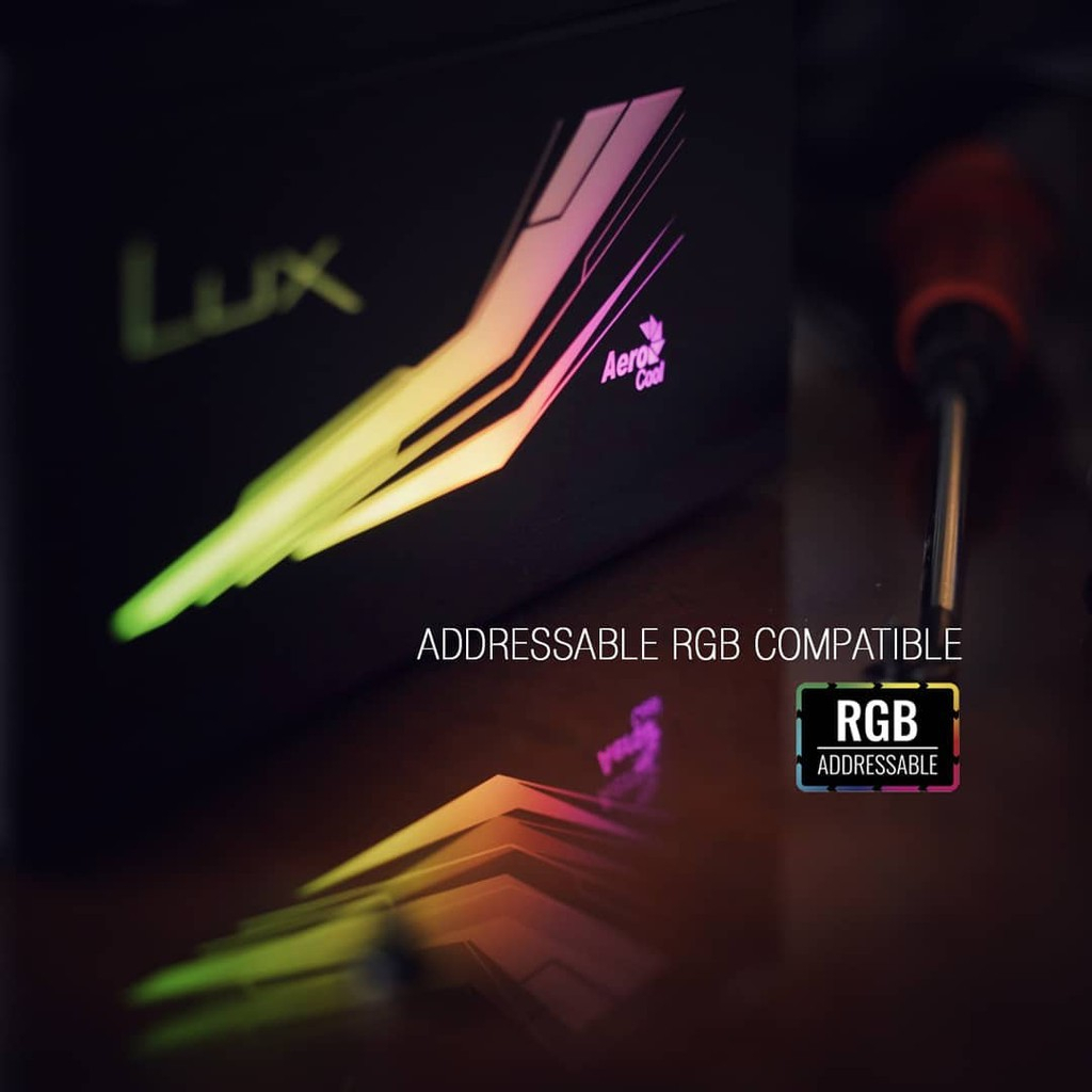 Jual Aerocool Lux 550W RGB Power Supply PC Gaming | Shopee Indonesia