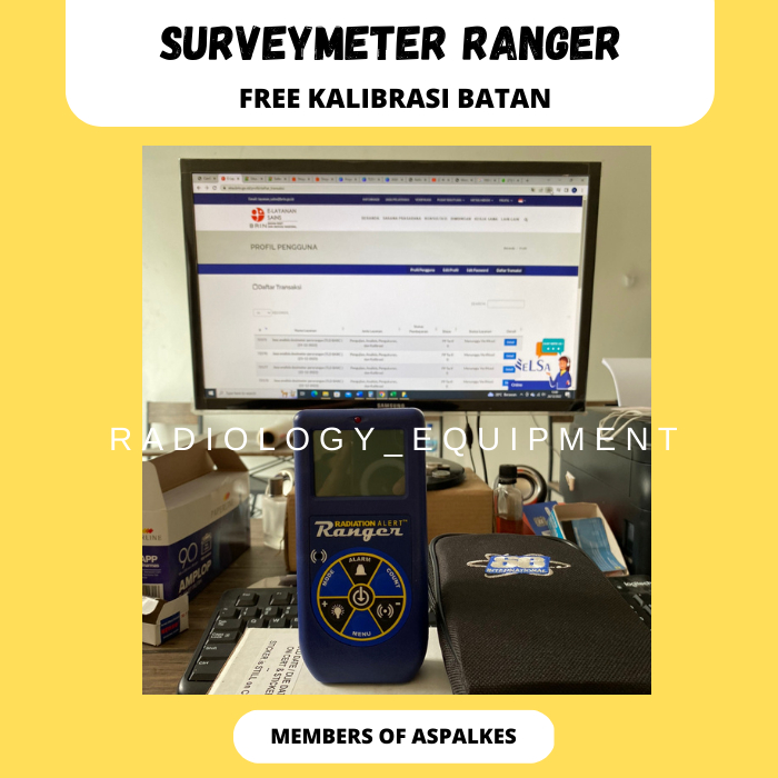 Jual SURVEYMETER RANGER SURVEYMETER XRAY SURVEYMETER RADIOLOGI INCLUDE ...