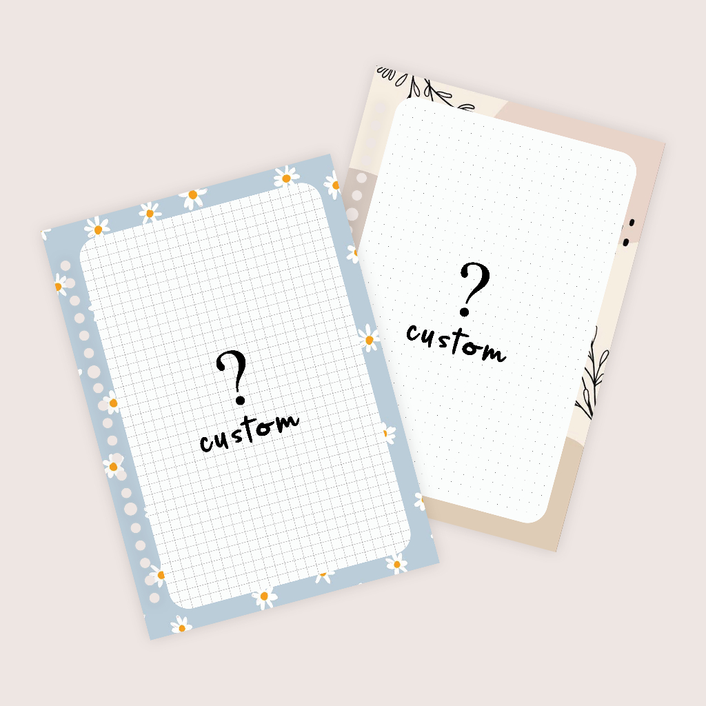 Jual Custom Isi Binder Kertas File Refill Loose Leaf Looseleaf Print ...
