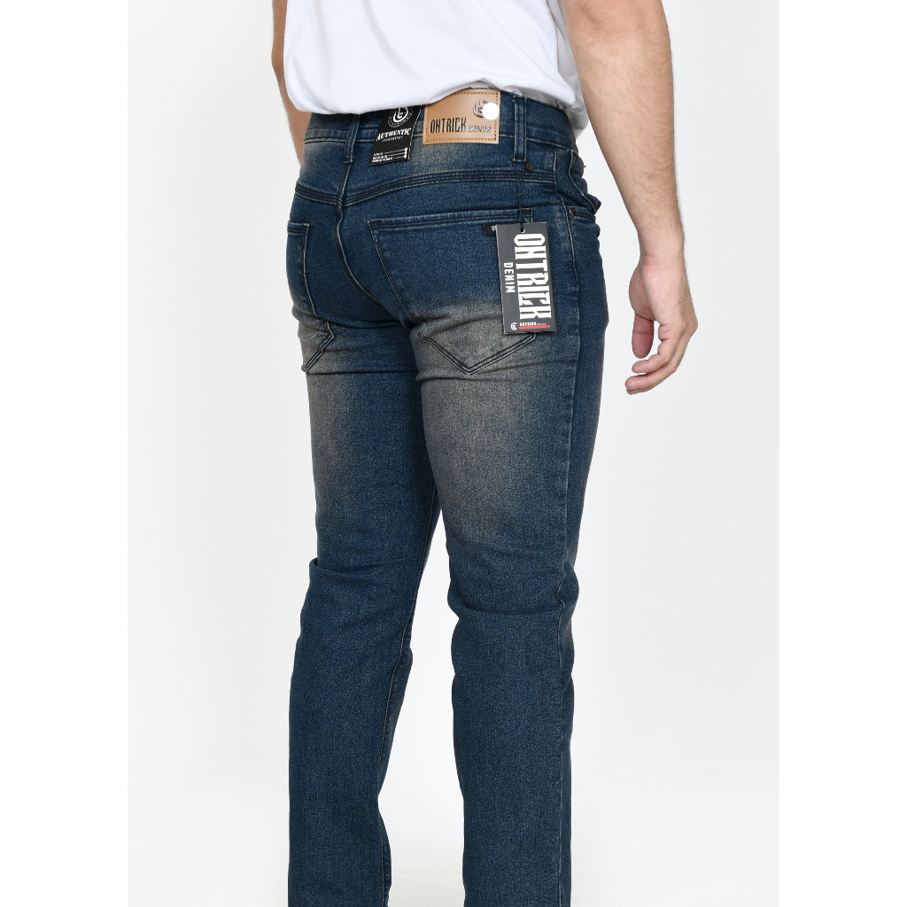Celana Jeans Pria Slimfit Stretch Celana Panjang Skinny Ukuran Jumbo