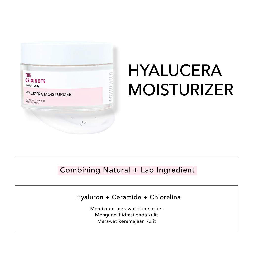 Originote Bundle 2pcs Moisturizer Hyalucera dengan Asam Hialuronat dan Ceramide