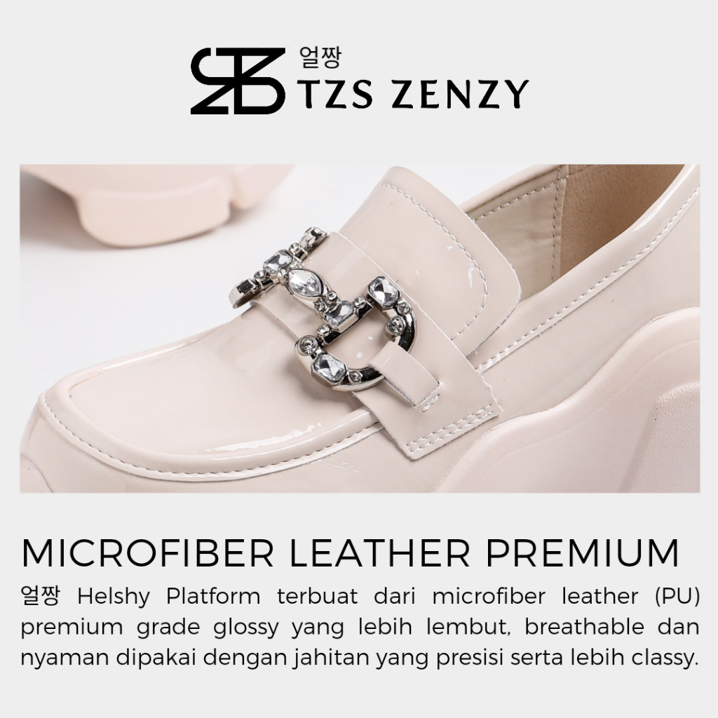Jual TZS Zenzy Helshy Platform - Sepatu Wedges Wanita - Sepatu Platform ...