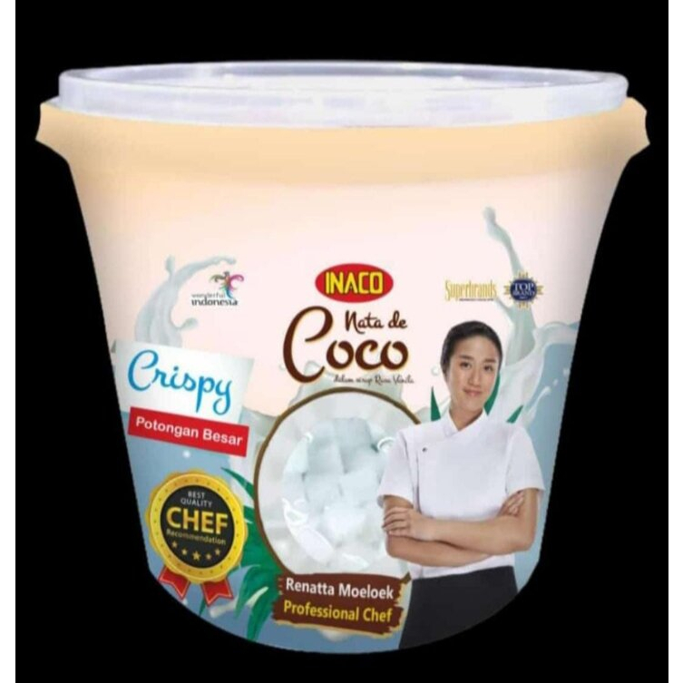 Jual Diskon Inaco Nata De Coco Crispy 1 Kg Kemasan Ember | Shopee Indonesia