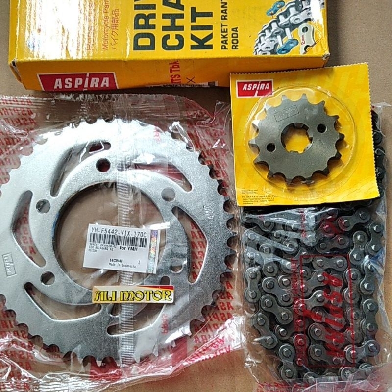 Jual Gir set gear paket vixion old lama YHF54PAVIX110H ori ASPIRA