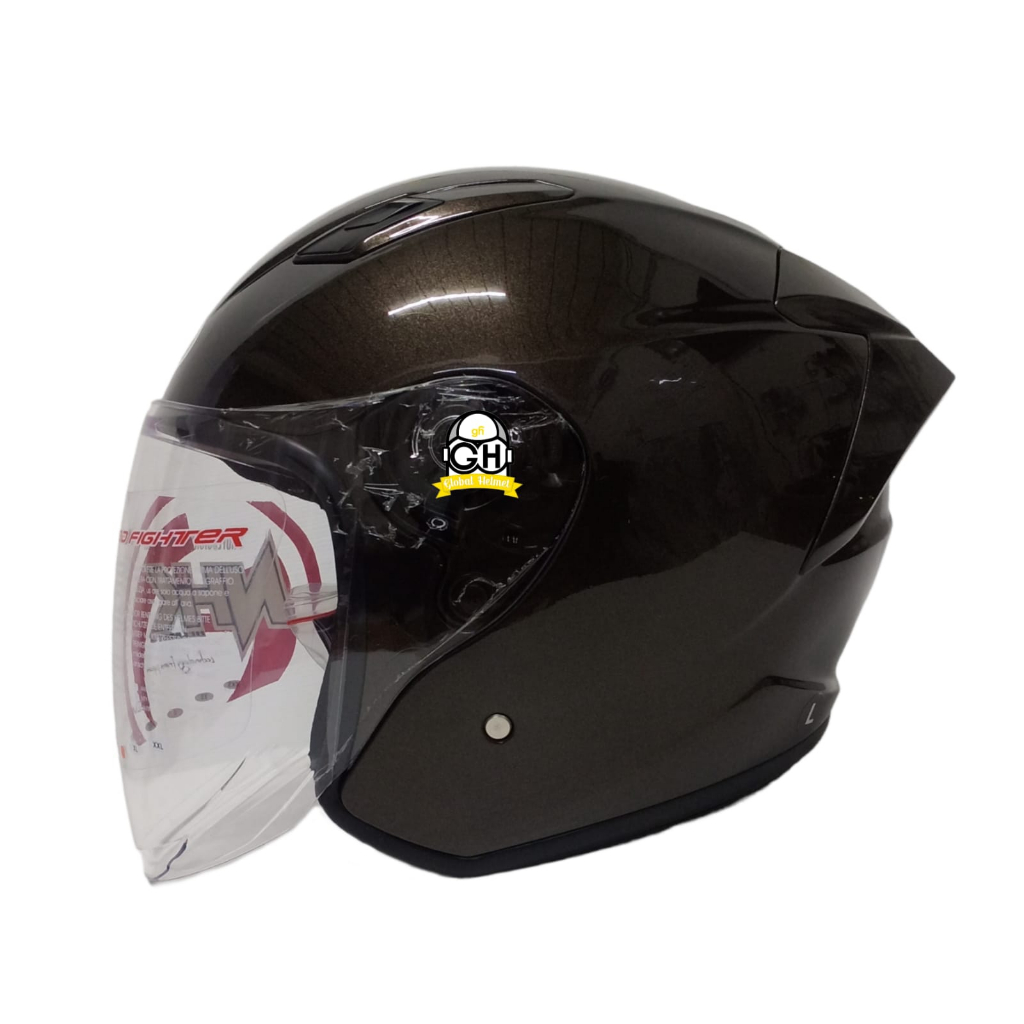 Jual NHK HELM R1 ELITE SOLID GUNMETAL SINGLE VISOR HALF FACE NHK ELITE ...