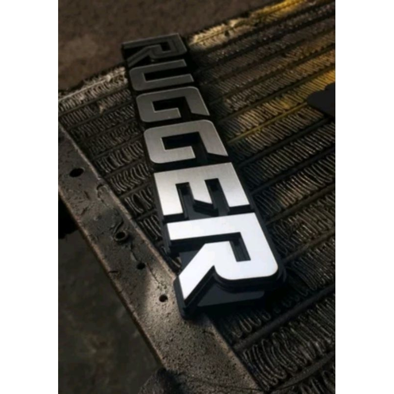 Jual Logo emblem RUGGER RUGER untuk grill depan taft feroza rocky ...