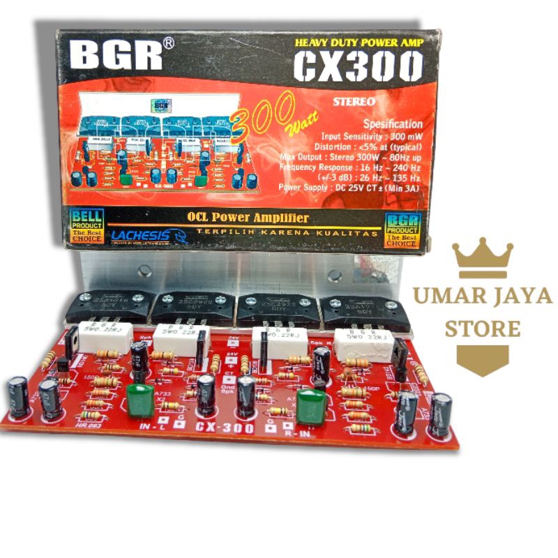Jual KIT POWER OCL 300 WATT STEREO CX 300 BGR BELL KIT POWER OCL