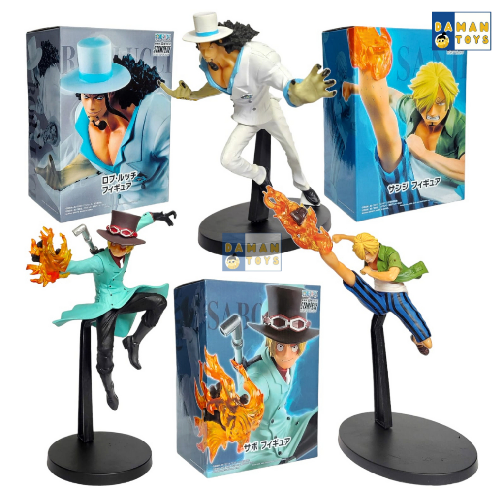 MEGA CAT PROJECT ONE PIECE Nyan Piece Luffy & Rivals Mini Figure Toy Rob  Lucci