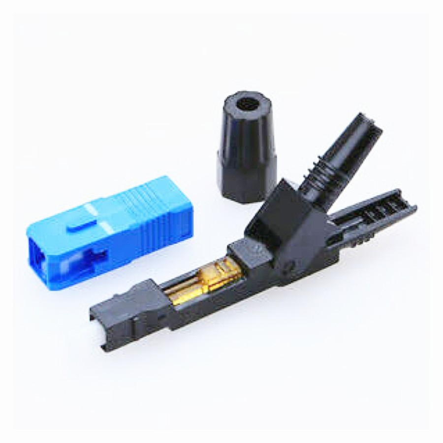 Jual Fast connector fiber optic fo sc upc push model tekan klik Per 10 ...
