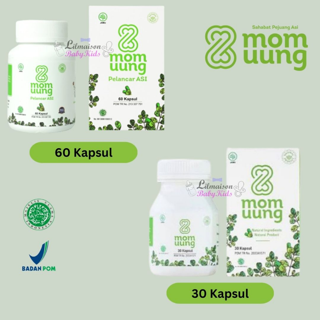 Jual Momuung Mom Uung Pelancar Asi Asi Booster 60 Kapsul Kelorcap