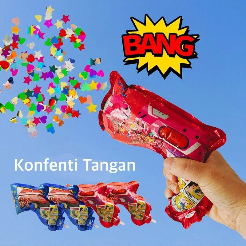 Jual Balon Pistol Konfetti Confetti Party Popper Dekorasi Pesta Ulang ...