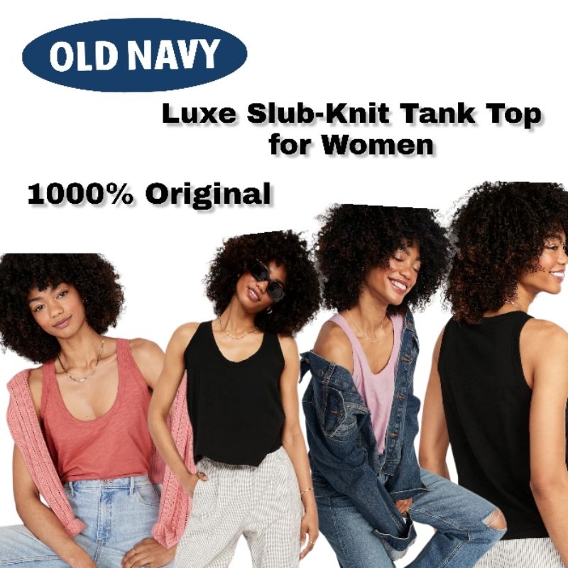 Jual Luxe Slub-Knit Tank Top for Women