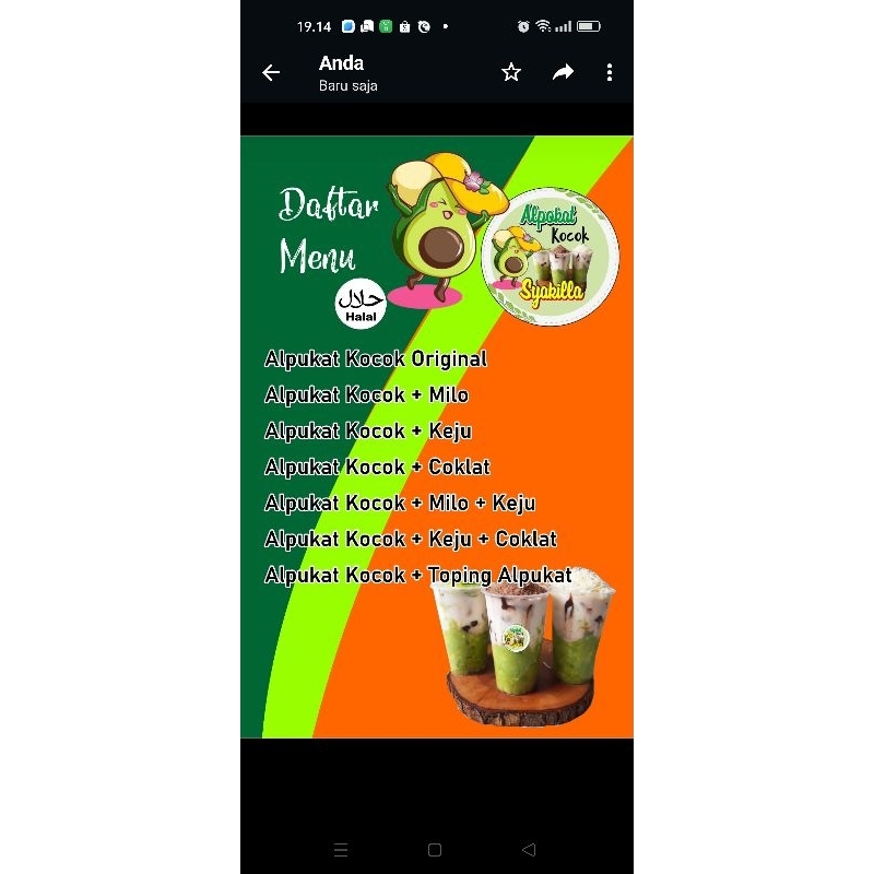 Jual daftar menu | Shopee Indonesia