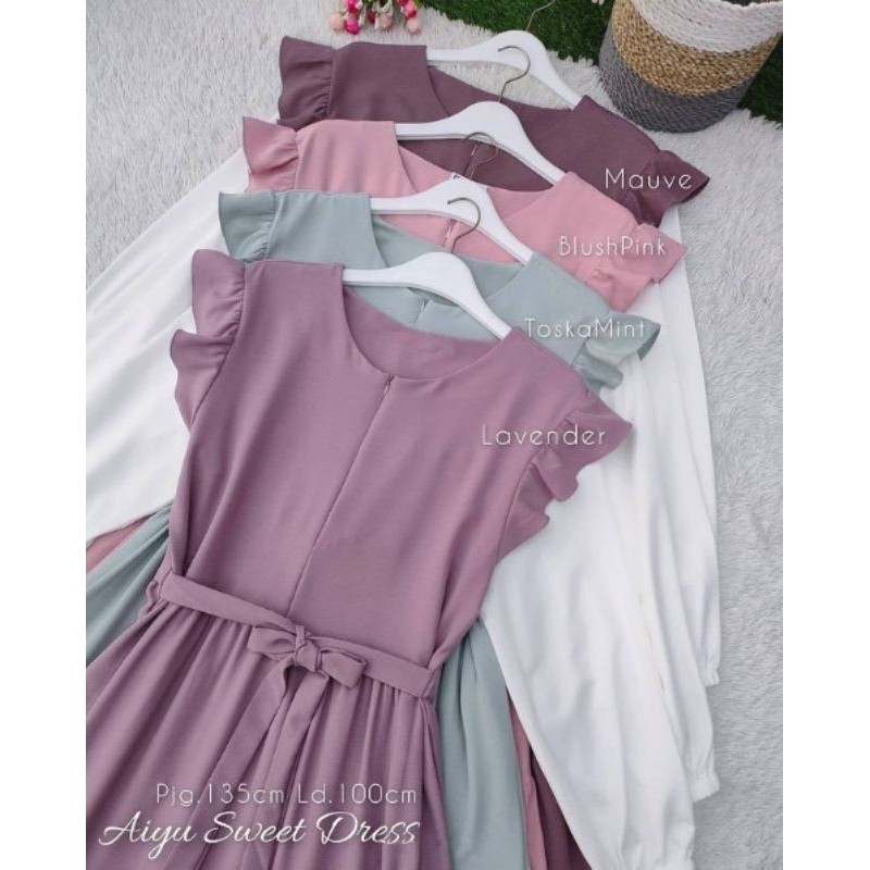 Jual (COD) PRINCES DRESS MAXI KOREAN STYLE FULL KANCING GAMIS WANITA