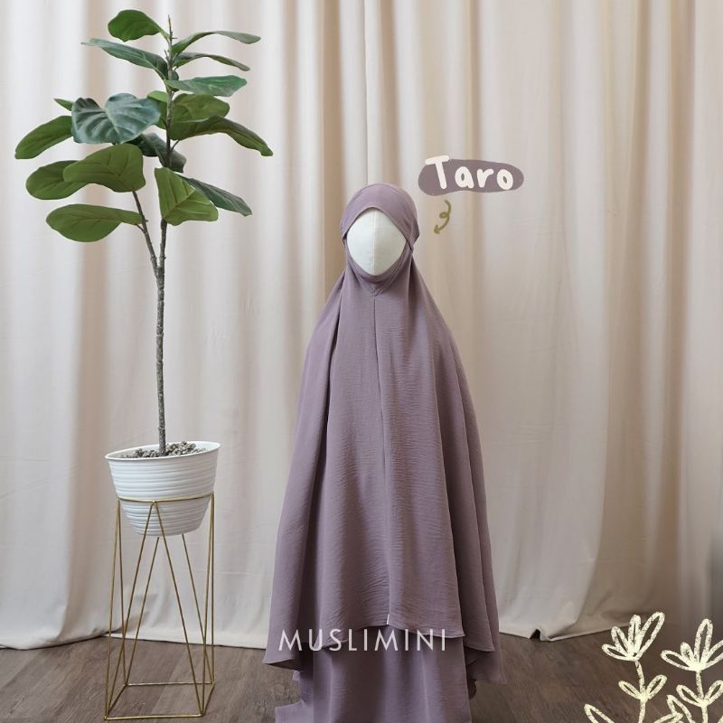 Jual Mukena Marina by muslimah basic & muslimini anak ada penutup dagu ...