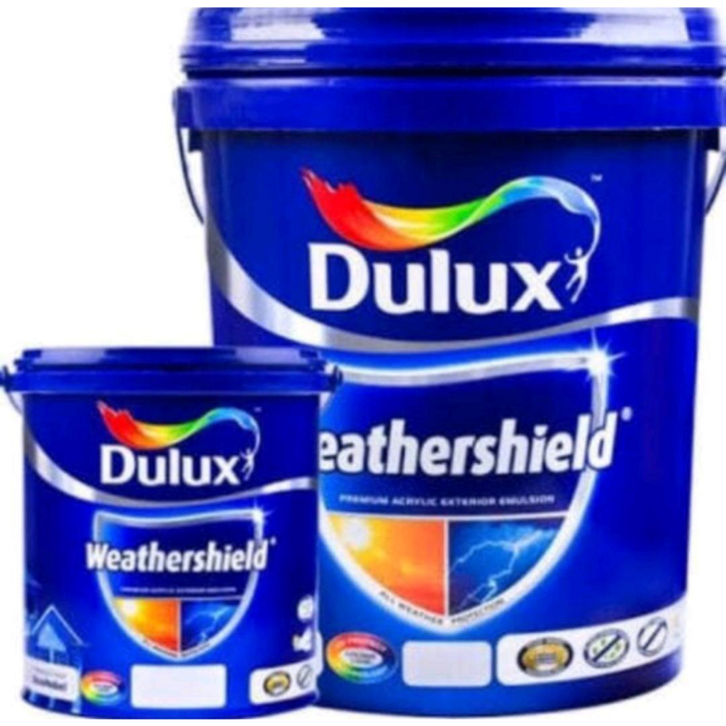 Jual Cat Tembok Dulux Weathershield Brilliant White 2,5 liter | Shopee ...