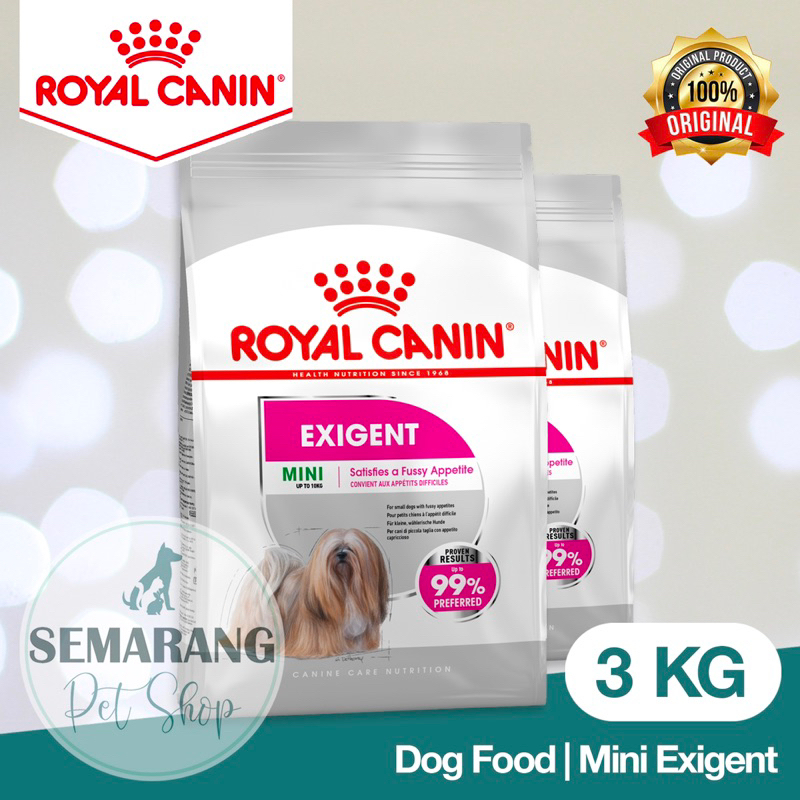 Jual ROYAL CANIN Mini Exigent 3kg | RC Dog Food | Makanan Kering Anjing ...