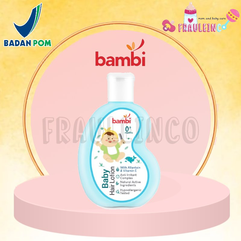 Jual *FRAULEINCO* Bambi Baby Hair Lotion With Candlenut, Aloe Vera ...