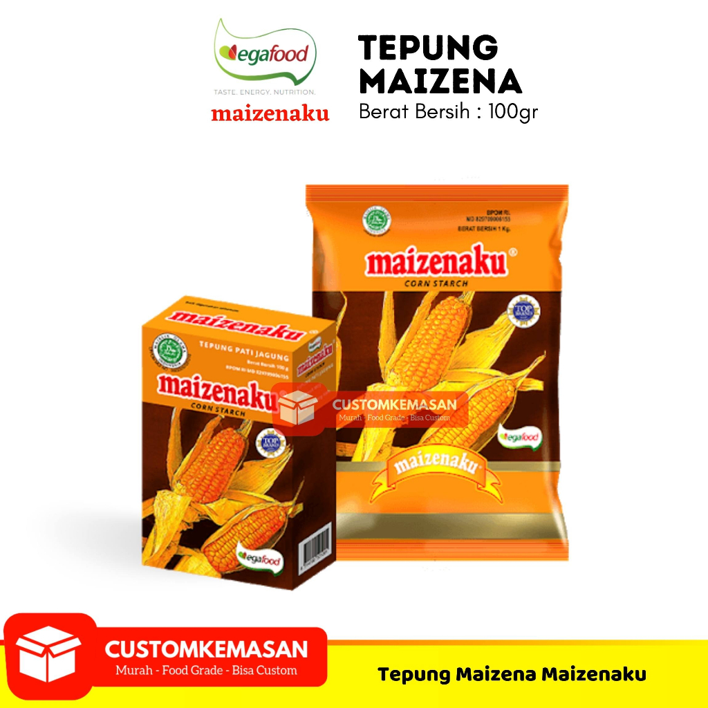 Jual Maizenaku Tepung Maizena / Tepung Maizena / Tepung Maizena 100 gr ...